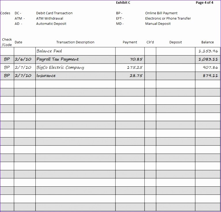 Checkbook Register Template for Mac Awesome 8 Checkbook Template Excel Exceltemplates Exceltemplates