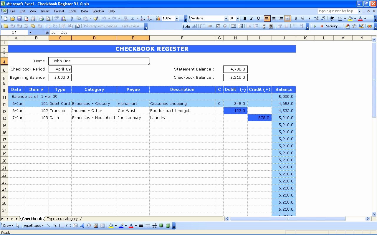 Checkbook Register Template for Mac Best Of Free Printable Check Registers