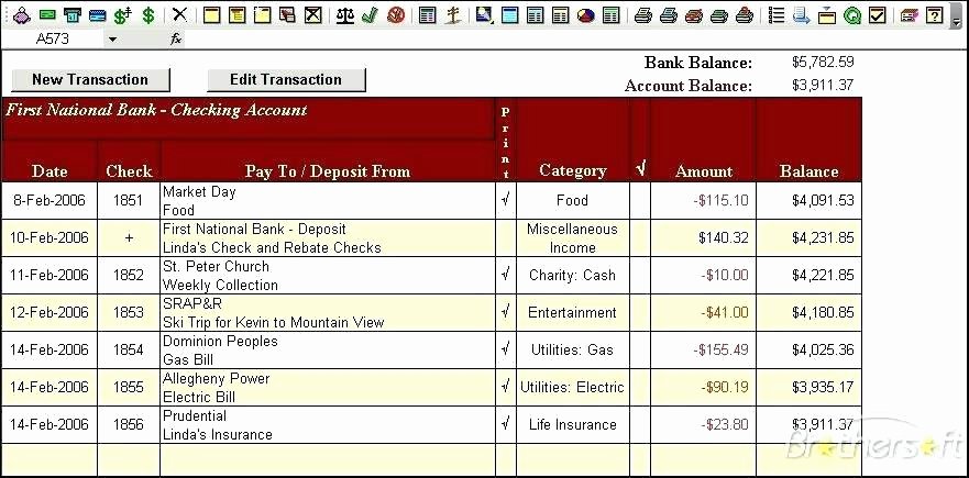 Checkbook Register Template for Mac Fresh Ographydrivers Blog