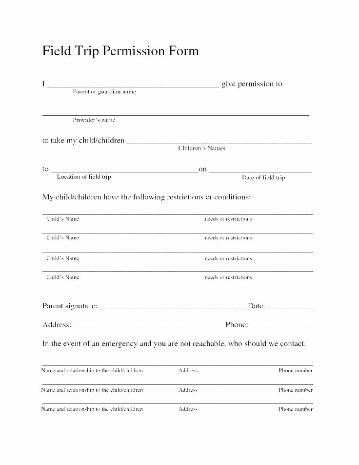 Child Care Application Template Best Of Daycare Registration form Template