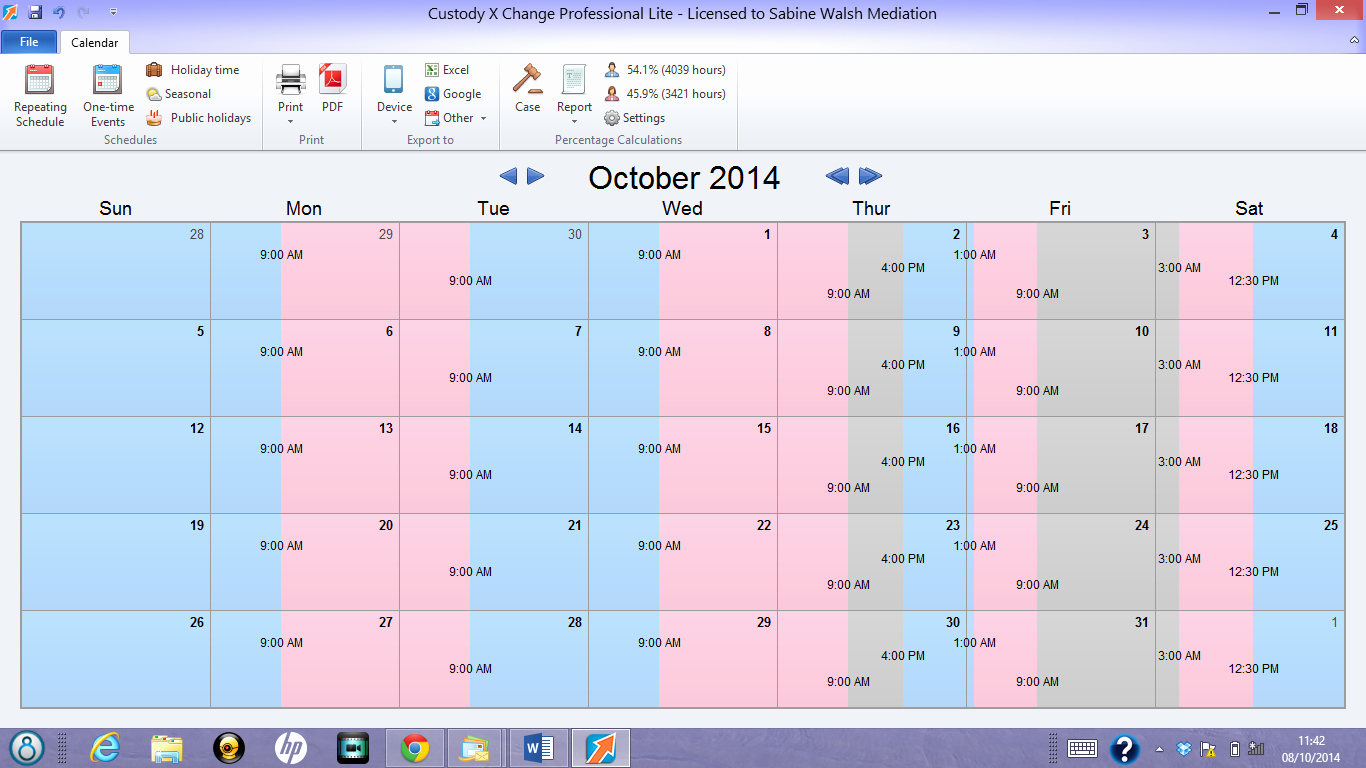 Child Custody Calendar Template Elegant there’s An App for that the Use Of Technology In