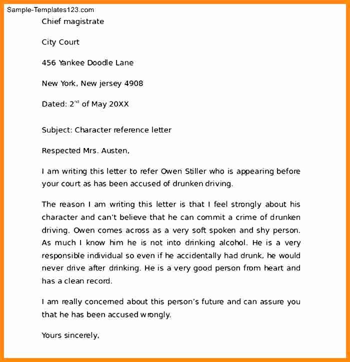 Child Custody Letter Template Fresh 15 What is Character Reference Letter