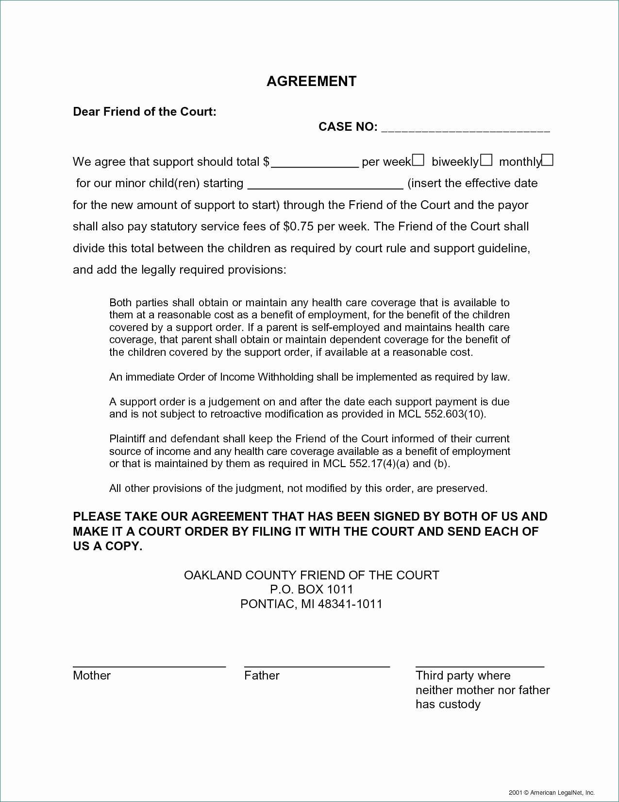 Child Custody Letter Template Lovely Sample Declaration Letter for Child Custody with In