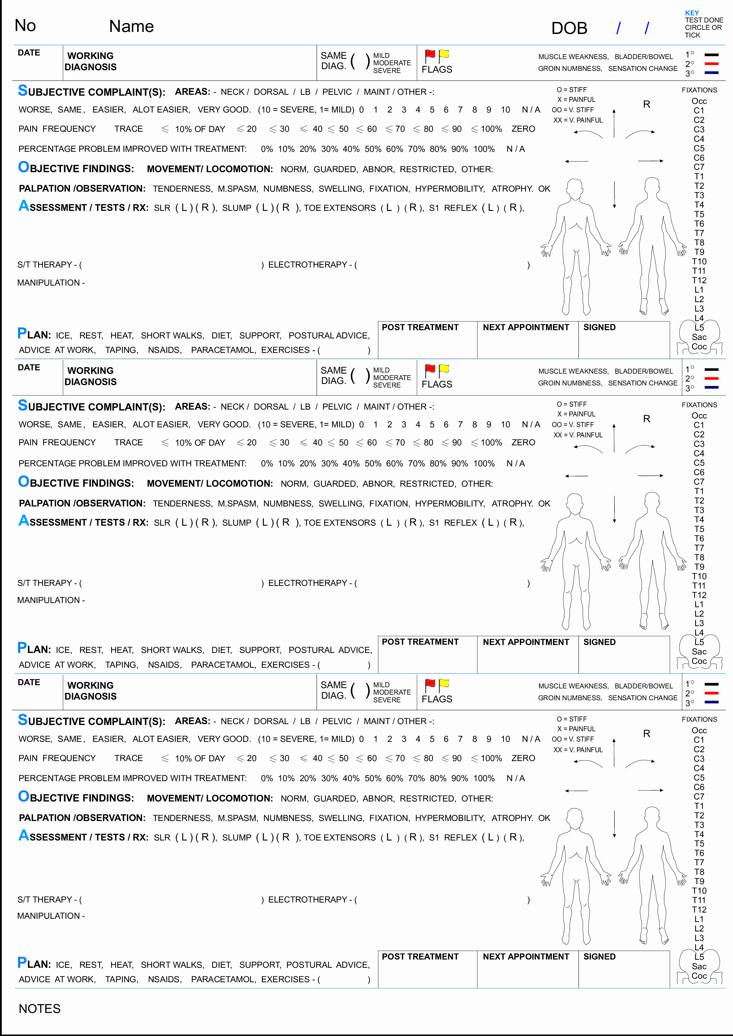 Chiropractic soap Notes Template Free Luxury Free Chiropractic soap Note