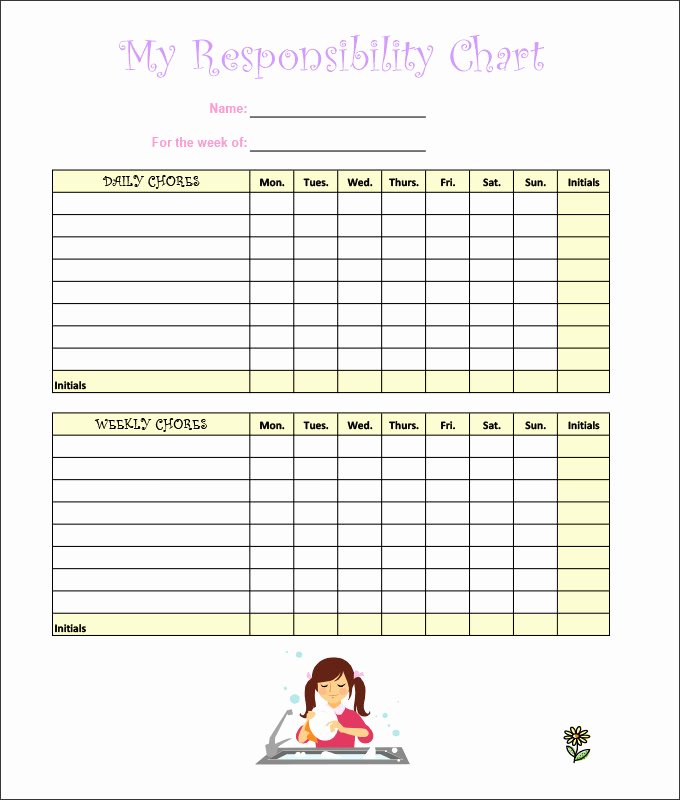 Chore Chart Templates Excel Best Of Flow Chart Chores – Chore Chart Free Printable 46