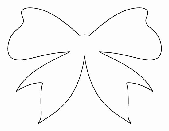 Christmas Bow Template Fresh Best 25 Bow Pattern Ideas On Pinterest