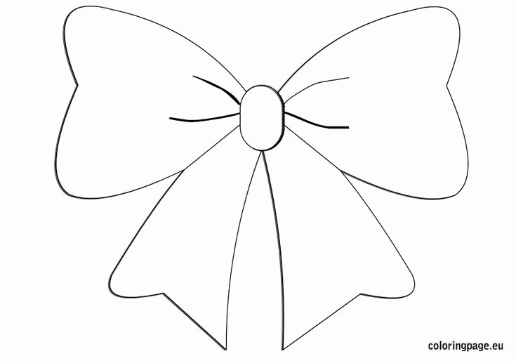 Christmas Bow Template Unique 25 Best Christmas Tree Coloring Page Ideas On Pinterest