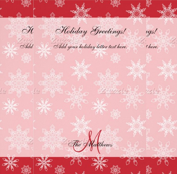 Christmas Letter Template Free Beautiful 23 Holiday Letter Templates – Free Sample Example format