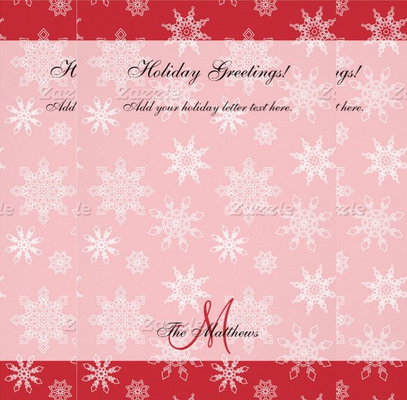 Christmas Letter Template Free Beautiful 23 Holiday Letter Templates – Free Sample Example format