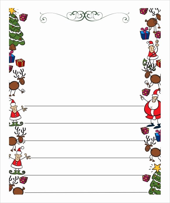 Christmas Letter Template Free Best Of Blank Letter From Santa Template Free Invitation Template