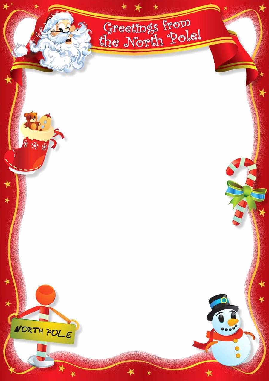 Christmas Letter Template Free New Free Blank Letter From Santa Template New Calendar