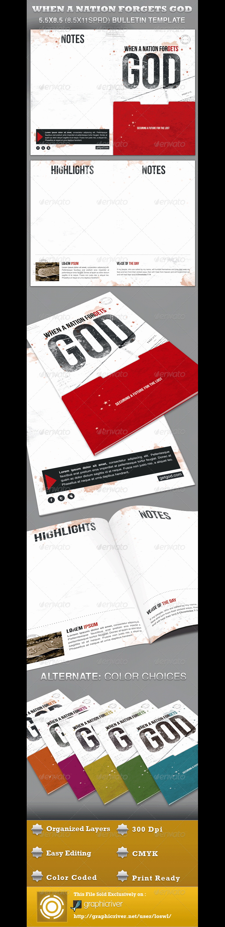 Church Bulletin Templates Indesign Beautiful when A Nation for S God Bulletin Template ‹ Psdbucket