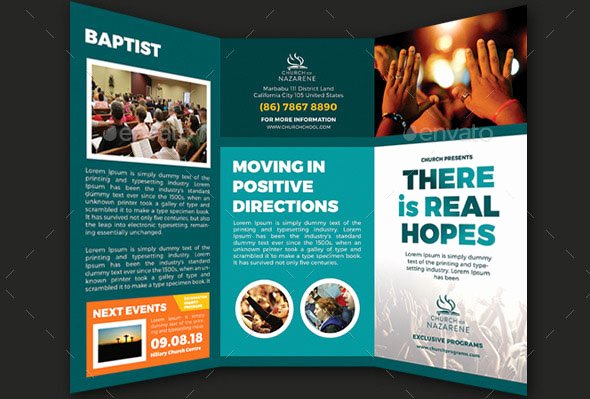 Church Bulletin Templates Indesign Lovely 47 Nice Church Brochure Templates Psd &amp; Indesign