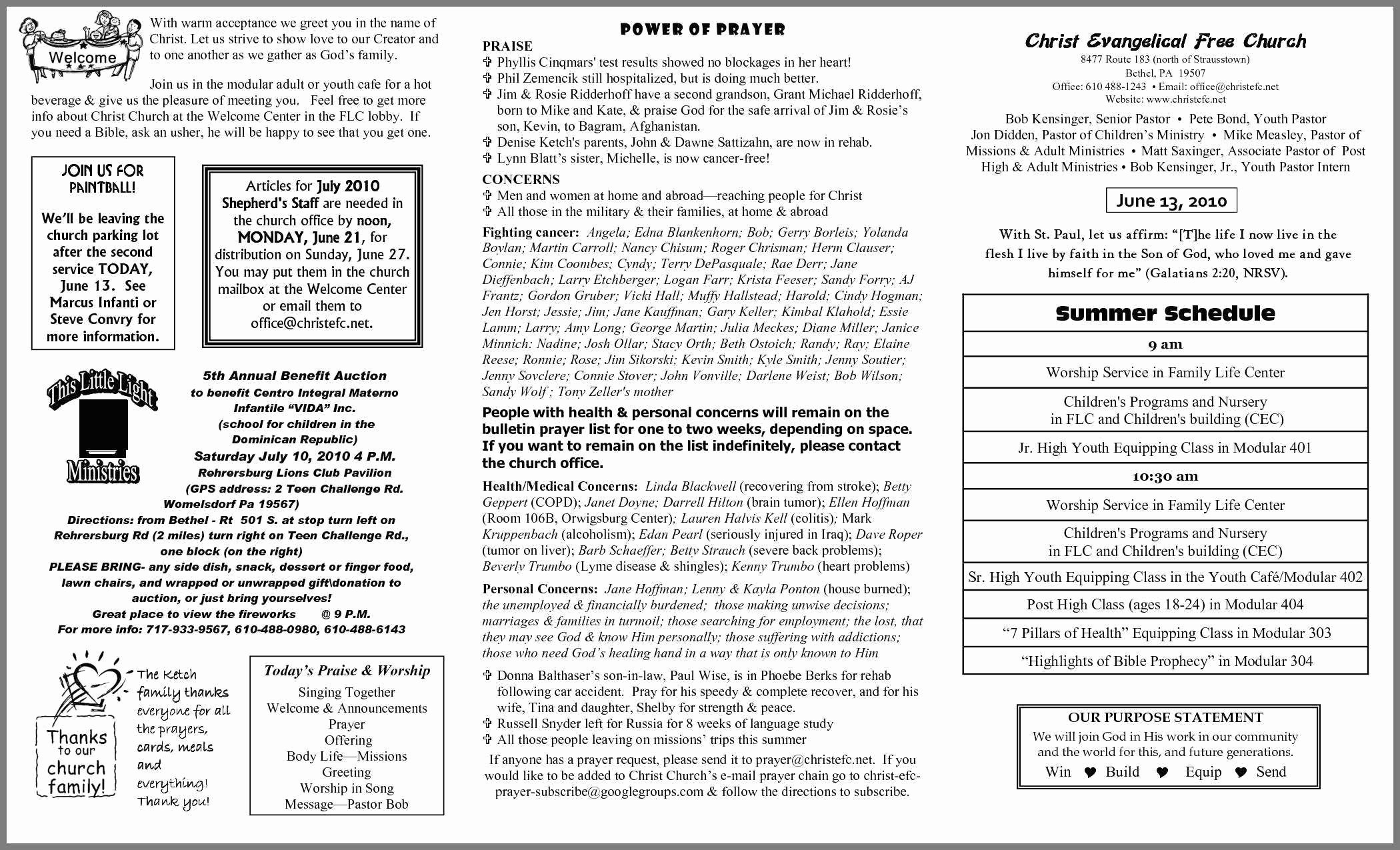 Church Bulletin Templates Microsoft Publisher Beautiful Free Printable Church Bulletin Templates Resume Blank