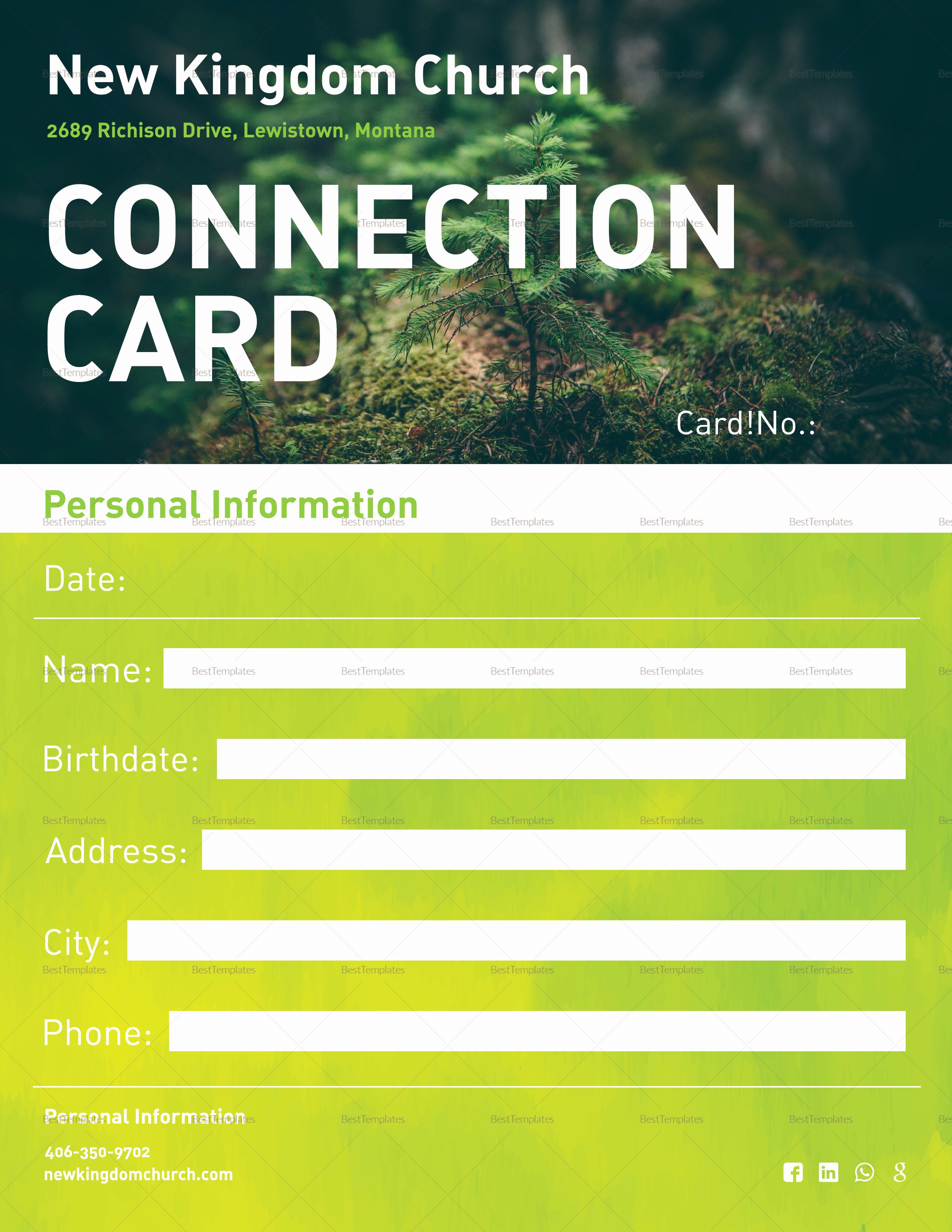 Church Bulletin Templates Microsoft Publisher Fresh Church Bulletin and Connect Card Flyer Design Template In