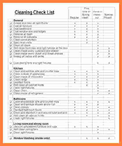 Church Cleaning Checklist Spreadsheet Lovely 10 Move Out Cleaning Checklist