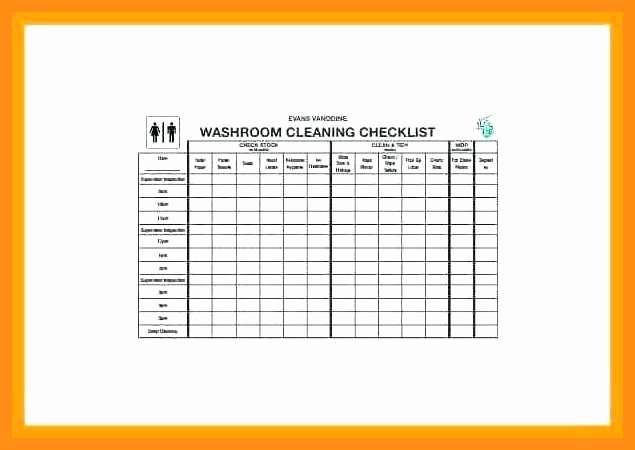 Church Cleaning Checklist Spreadsheet Lovely 11 12 Church Cleaning Checklist