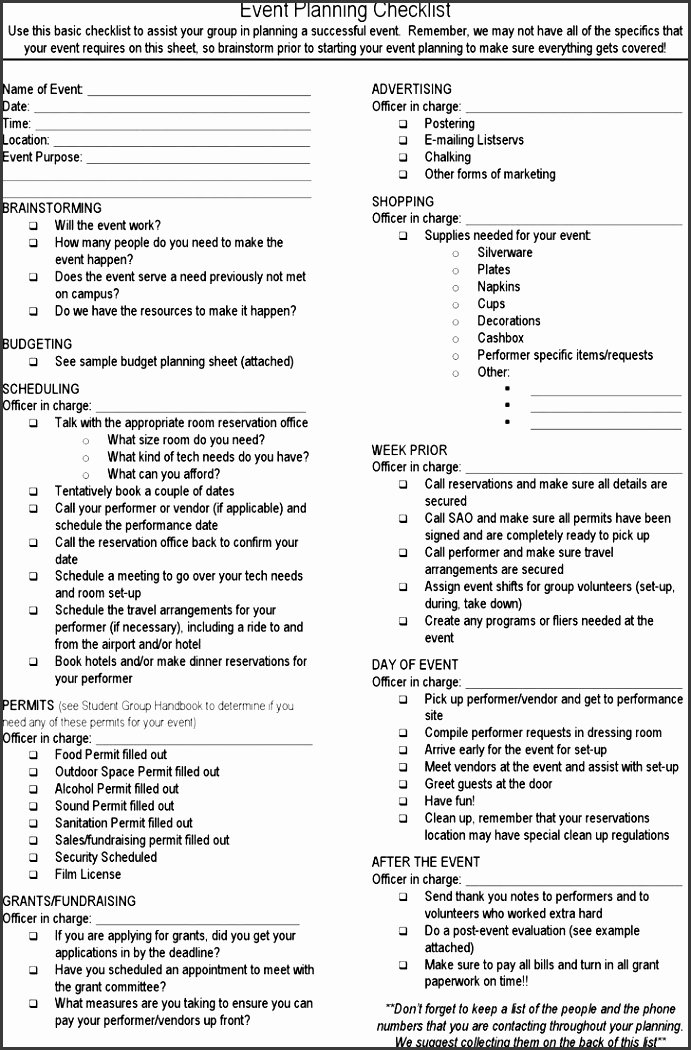 Church Cleaning Checklist Spreadsheet Unique 10 Church event Planning Checklist Example