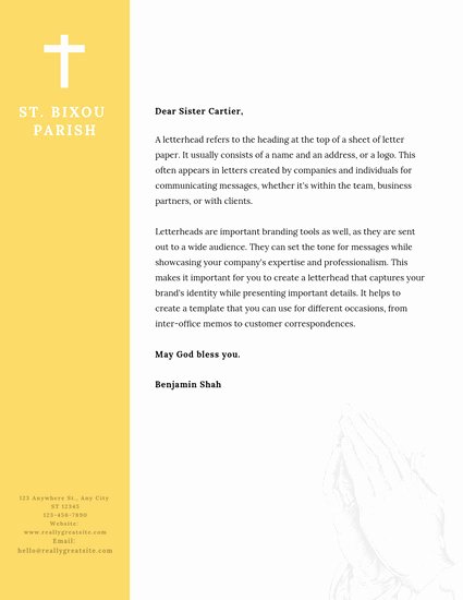 Church Letterhead Templates Inspirational Customize 33 Church Letterhead Templates Online Canva