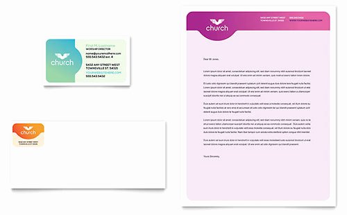 Church Letterhead Templates Inspirational Religious &amp; organizations Letterheads