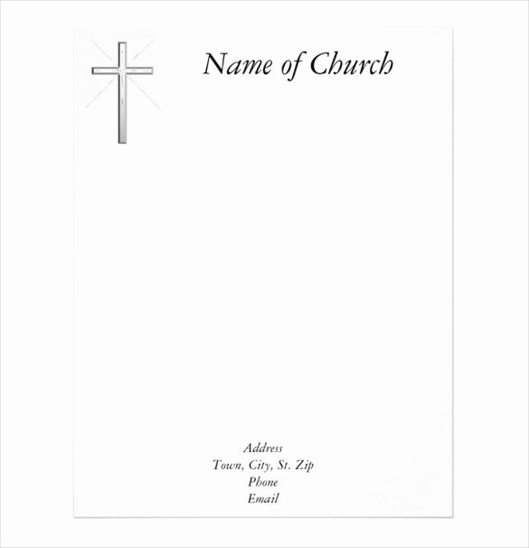 Church Letterhead Templates Luxury Free Church Letterhead Templates