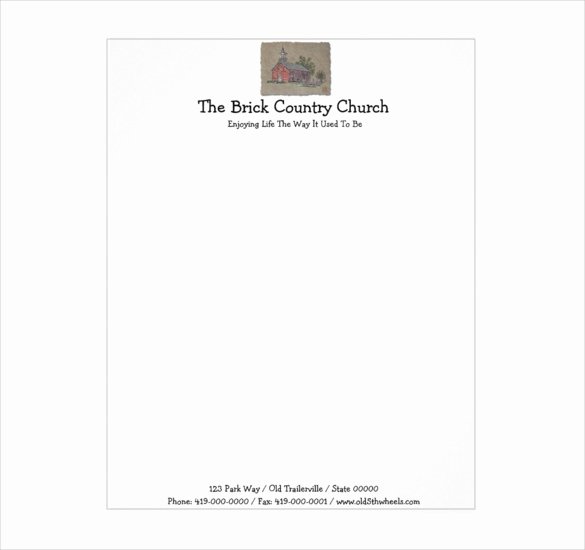 Church Letterhead Templates New Letterhead Template – 6 Free Psd Eps Documents Download