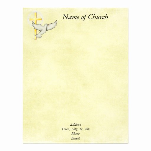 Church Letterhead Templates Unique Christian Letterhead