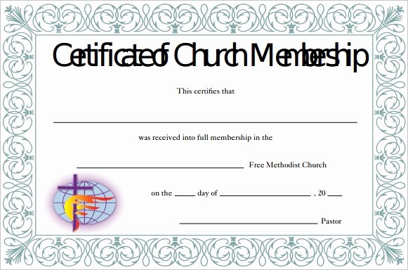 Church Membership form Fresh Membership Certificate Template 15 Free Sample Example