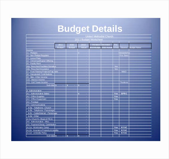 Church Ministry Budget Template Beautiful 12 Church Bud Templates Doc Excel Pdf