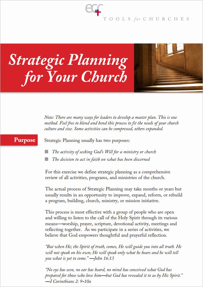 Church Ministry Budget Template Unique 11 Church Strategic Plans Doc Pdf