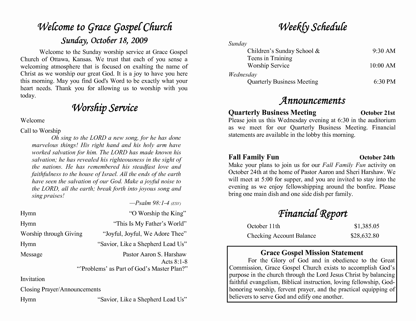 Church Program Template Free Beautiful 29 Of Church Service Programs Template