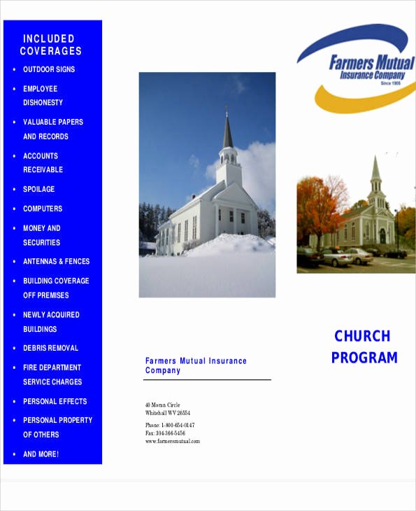 Church Program Template Free Beautiful 8 Church Program Samples – Free Sample Example format