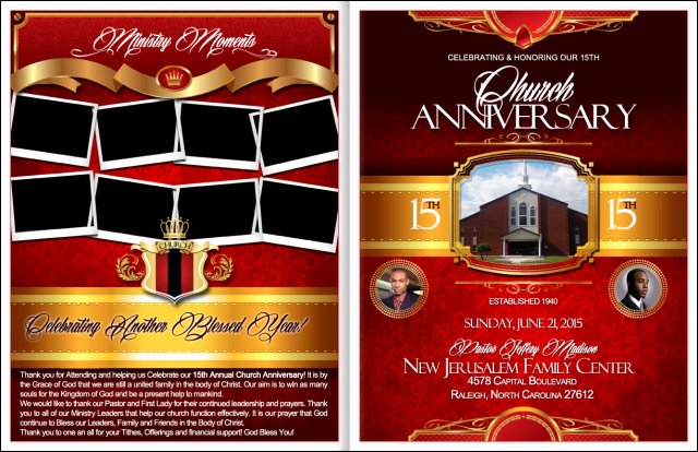 Church Program Template Free Beautiful Powerful Church Anniversary Program