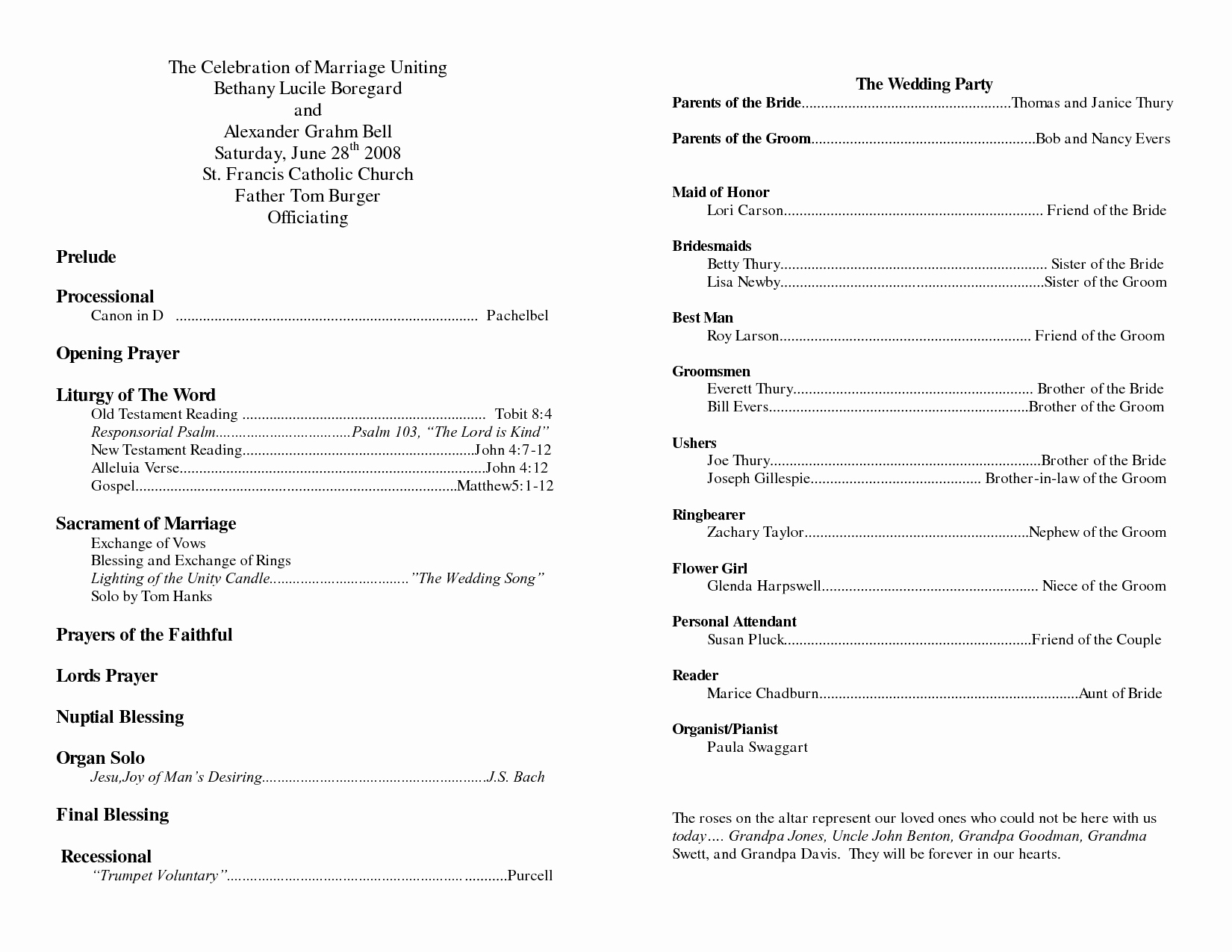 Church Program Template Free Elegant Church Program Template