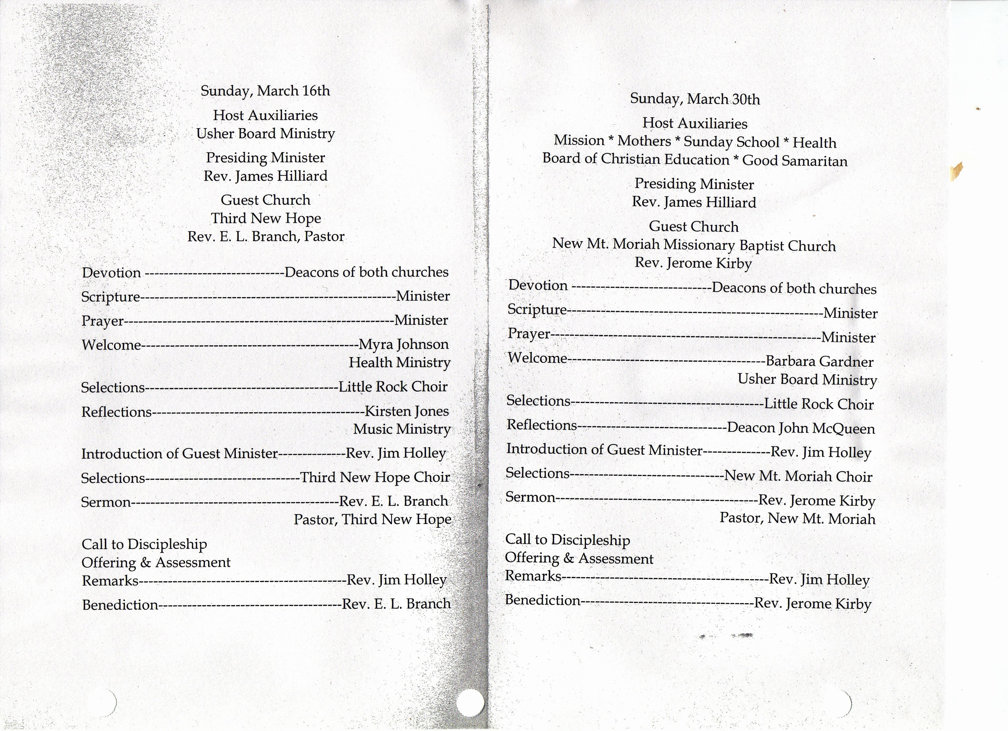 Church Program Template Free Fresh Choir Anniversary Program