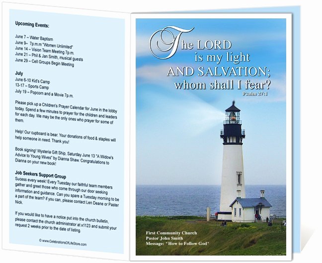 Church Program Template Free Luxury 8 Best Of Church Bulletin Templates Free Printable