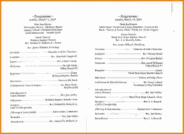 Church Program Template Free Unique 15 Church Program Template Free