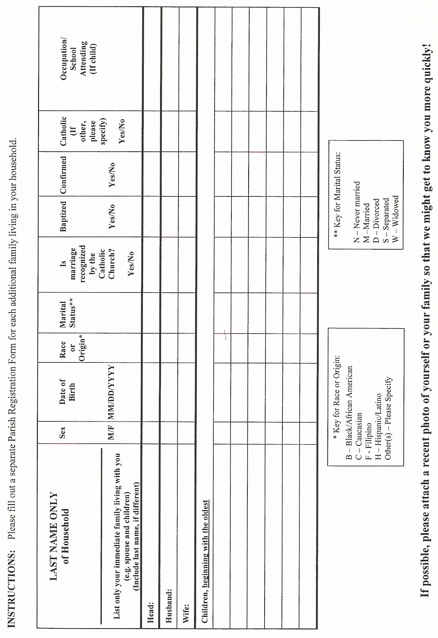 Church Registration form Awesome forms St Columba Catholic Church