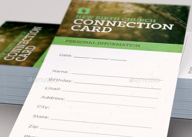 Church Visitor Card Template Word Best Of Grow with Us Connection Card Template