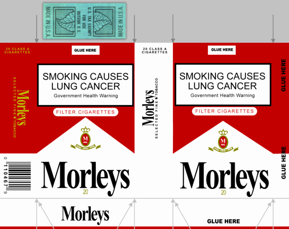 Cigarette Box Template Best Of Your Very Own Packet Of Morleys Cigarettes the Brand