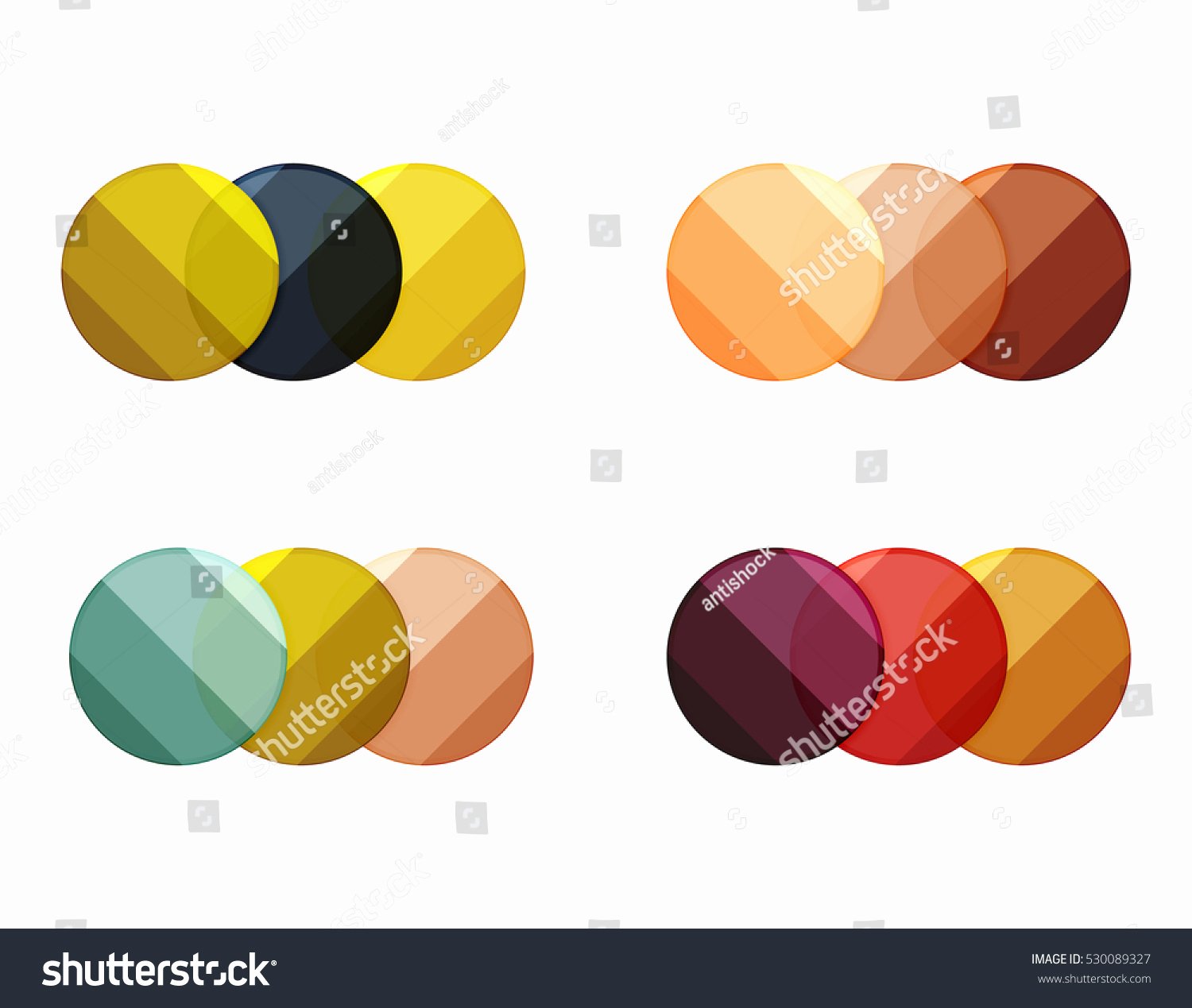 Circle Banner Template Fresh Vector Circle Banners Illustration Abstract Geometric