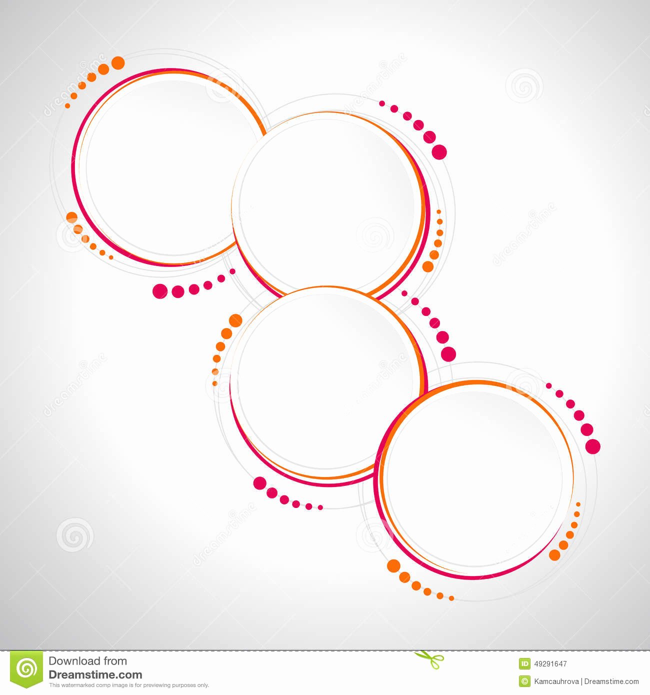 Circle Banner Template Inspirational Abstract Circle Template Infographics Banner Print