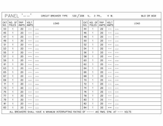 Circuit Breaker Directory Excel Template Inspirational What is All About Circuit Breaker Panel Schedule Techyv