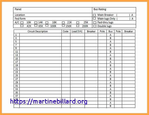 Circuit Breaker Panel Label Template Best Of Circuit Breaker Panel Label Template Excel