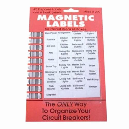 Circuit Breaker Panel Label Template Freeware Inspirational Circuit Breaker Labels