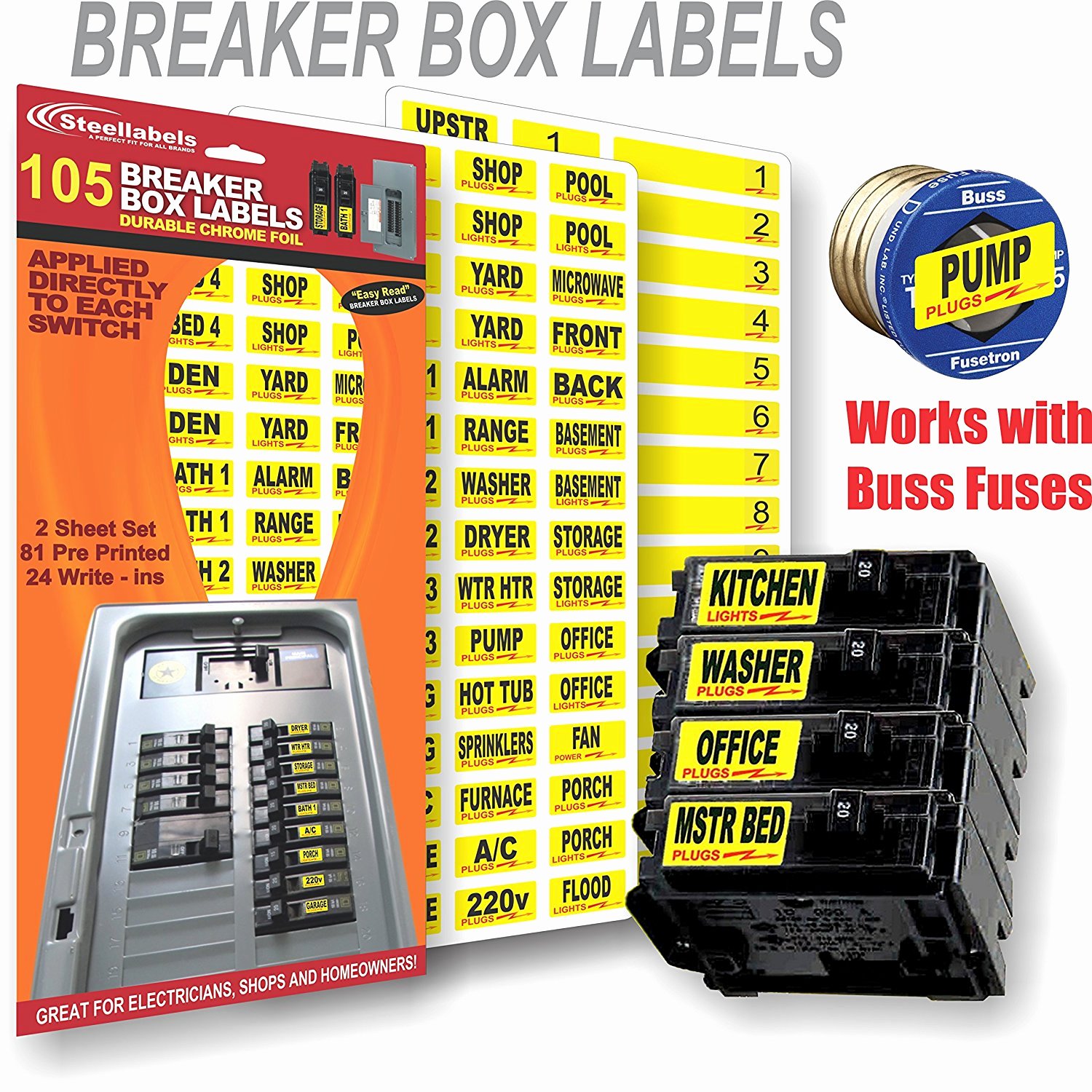 Circuit Breaker Panel Labels Beautiful Breaker Box Labels