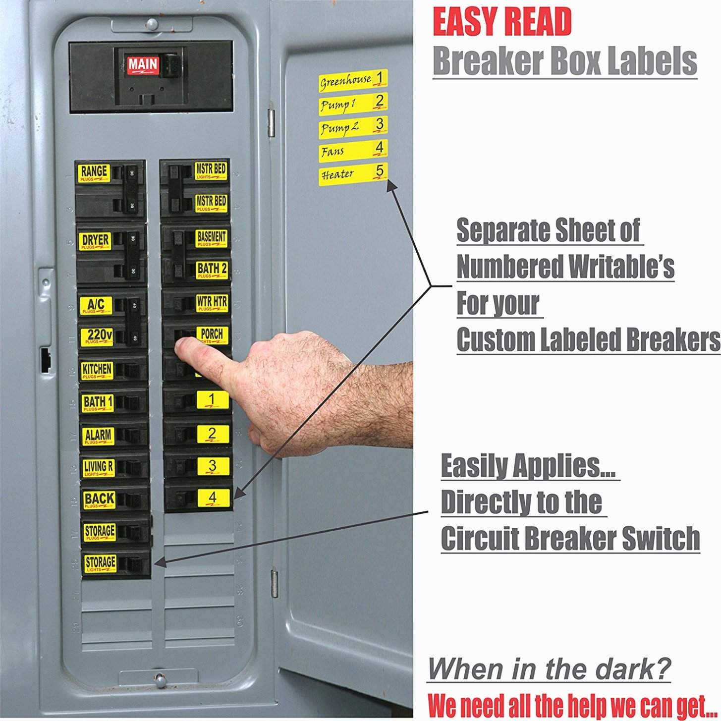 Circuit Breaker Panel Labels Lovely 15 Various Ways to Do Breaker