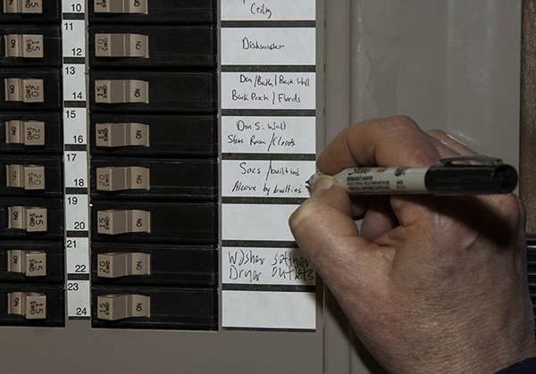 Circuit Breaker Panel Labels Luxury Home Renovation Rewiring A Vintage Home Indiana Landmarks