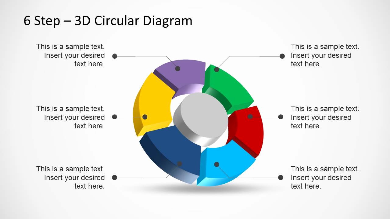 Circular Flow Diagram Template Fresh 6 Step 3d Circular Diagram Template for Powerpoint