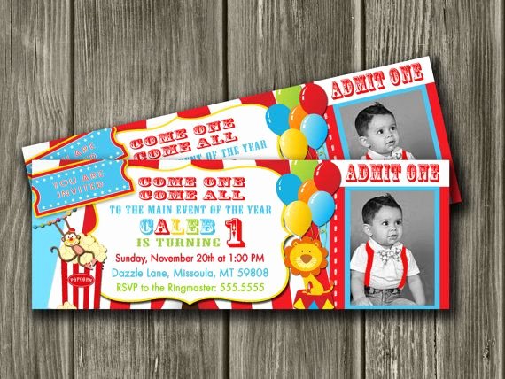 Circus Ticket Invitation Elegant Circus Party Invites that are Perfect by Dazzle